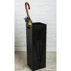 Metalowy parasolnik stojak do przedpokoju 60 cm wzór 3