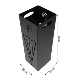 Metalowy parasolnik stojak do przedpokoju 60 cm wzór 3