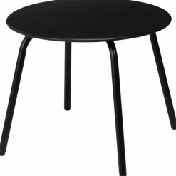 Metalowy stolik pomocniczy czarny 50xh40 cm