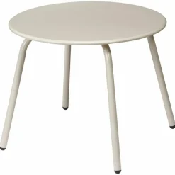 Metalowy stolik pomocniczy beżowy 50xh40 cm