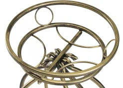 Metalowy złoty kwietnik Virella 38x54 cm