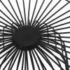 Metalowy kosz na podstawie Czarny 28 cm * 5five Simply Smart Clearance