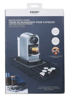 Metalowy organizer CAPSFRAME z szufladą * HowHomely Discount