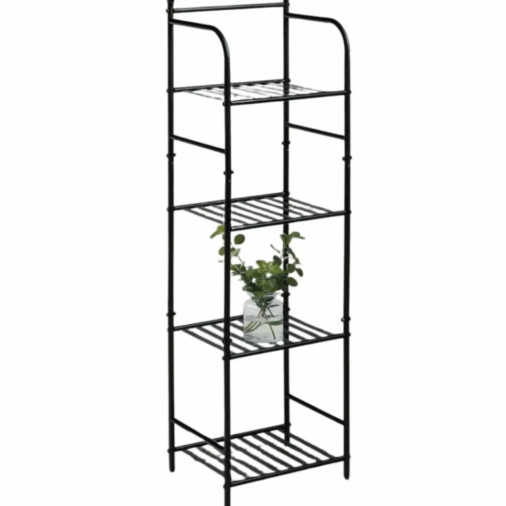 Metalowy regał stojący 4-poziomowy h115 cm * HowHomely Outlet