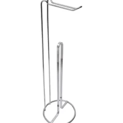 Metalowy stojak na papier Andres Chrome * TENDANCE Outlet