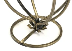 Metalowy złoty kwietnik Virella 30x54 cm * Dąstal Best