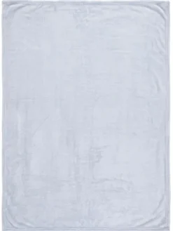 Miękki i puszysty koc VELI błękitny 160x200 cm * HowHomely Best