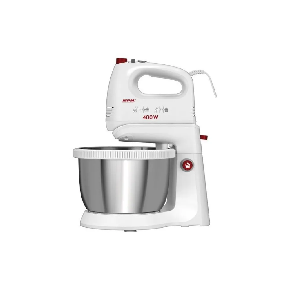 Mikser ręczny z misą obrotową Inox MMR-21Z * MPM New