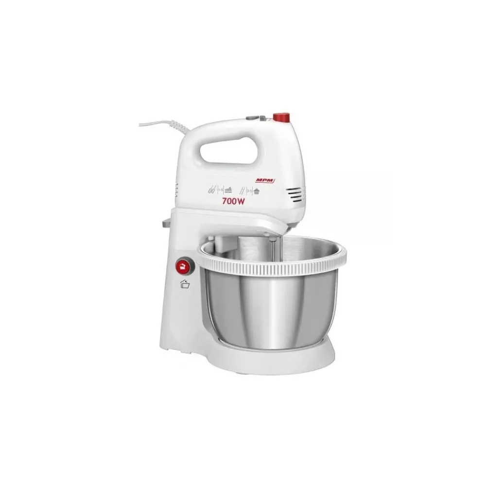 Mikser ręczny z misą obrotową Inox MMR-21Z * MPM New
