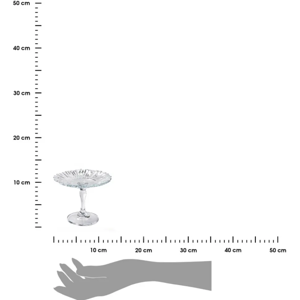 Mini patera na praliny ciastka na stopce 13 cm
