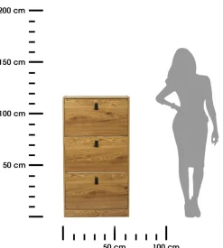 Minimalistyczna szafka na buty FORNO 117 cm * HowHomely Online