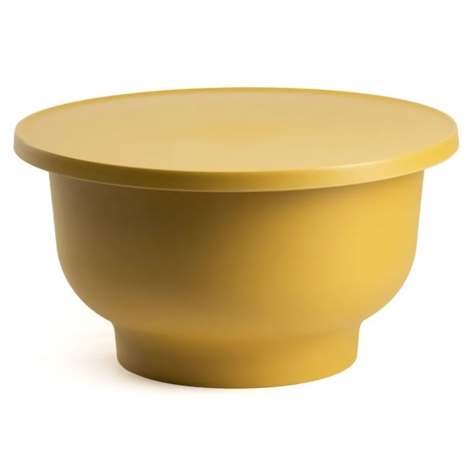 Minimalistyczny stolik OTTO2 żółty