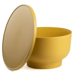 Minimalistyczny stolik OTTO2 żółty