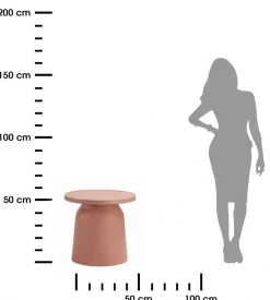 Minimalistyczny stolik OTTO1 pudrowy * HowHomely New