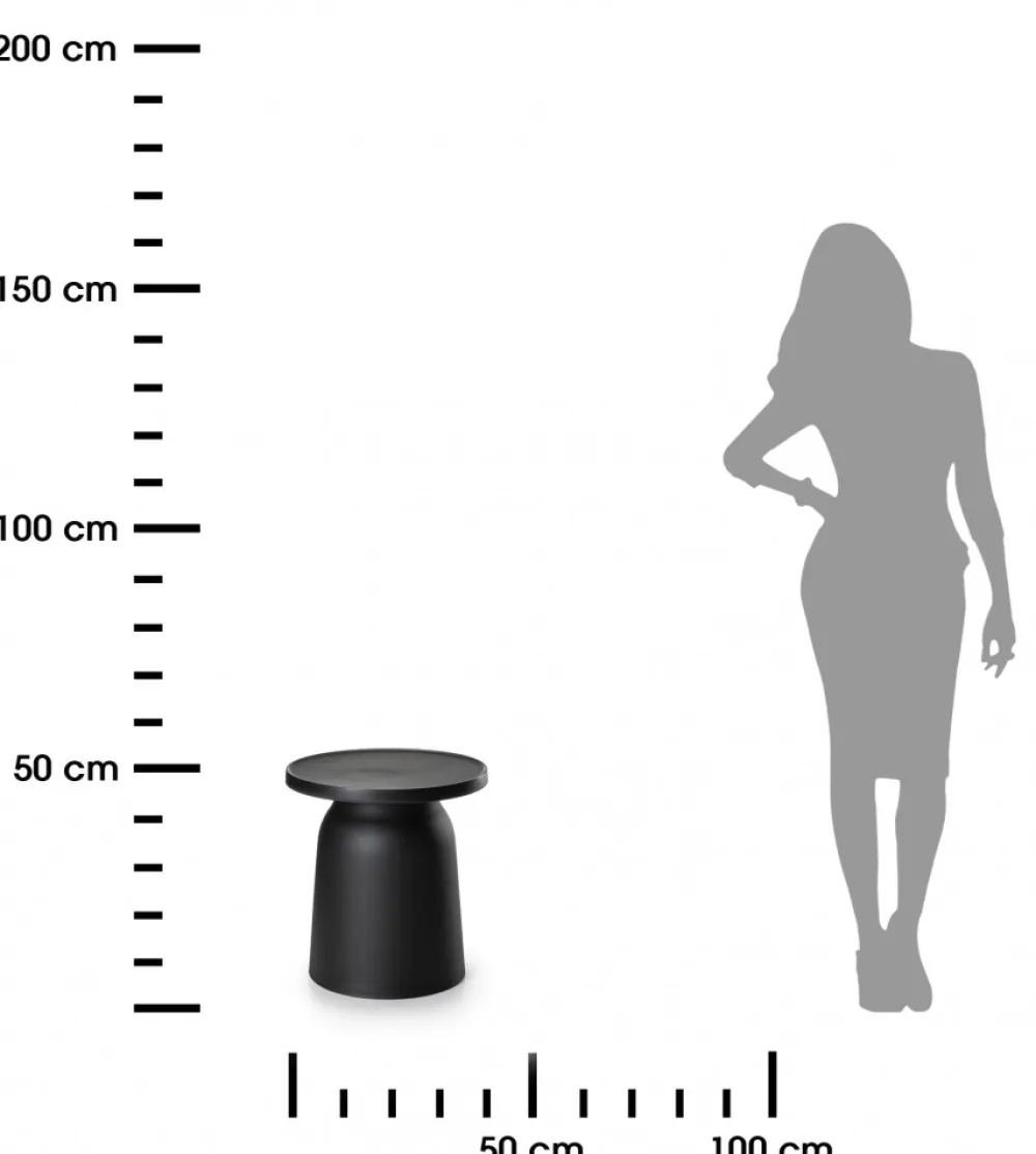 Minimalistyczny stolik OTTO1 czarny * HowHomely Hot