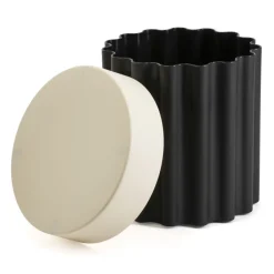 Minimalistyczny stolik SCOTT czarny beż * HowHomely Discount