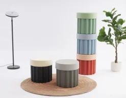 Minimalistyczny stolik SCOTT czarny beż * HowHomely Discount