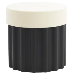 Minimalistyczny stolik SCOTT czarny beż * HowHomely Discount