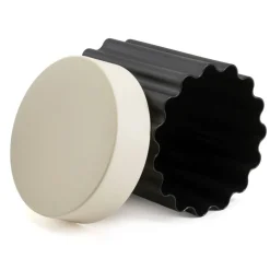 Minimalistyczny stolik SCOTT czarny beż * HowHomely Discount