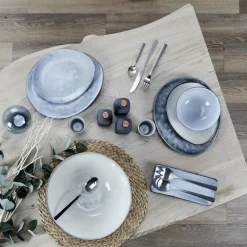 Misa ceramiczna sałatkowa Luna 3L szara * HowHomely Sale