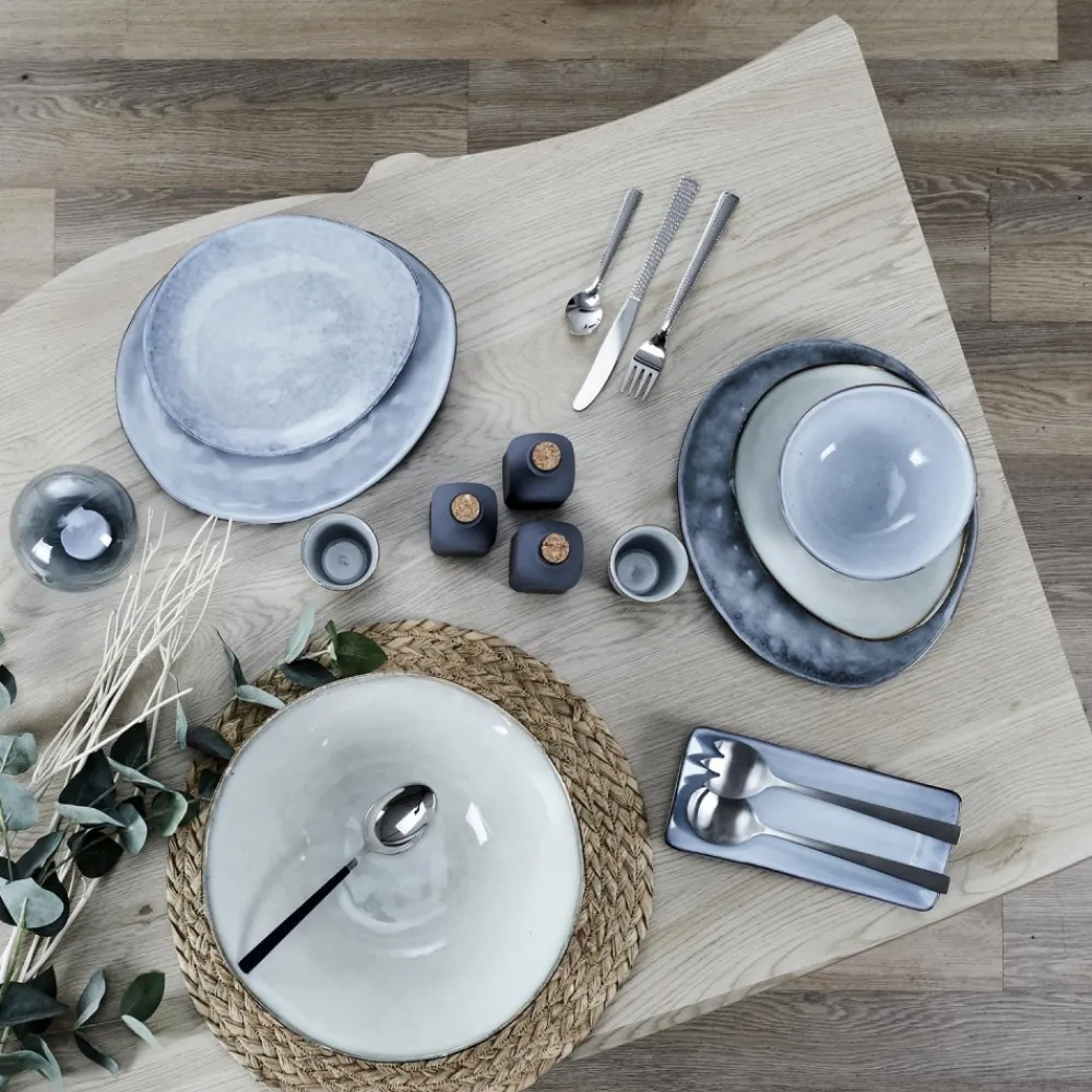 Misa ceramiczna sałatkowa Luna 3L szara * HowHomely Sale