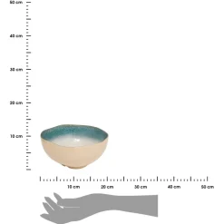 Miska na sałatkę Pia 20 cm niebieska