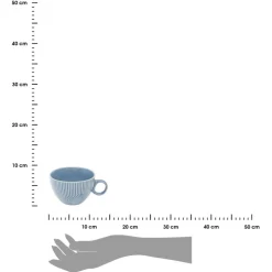 Miska śniadaniowa 460 ml Lya niebieska
