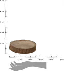 Miska z drewna paulownia 25 cm