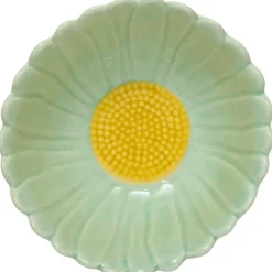 Miska z kamionki Fleur 350 ml zielona