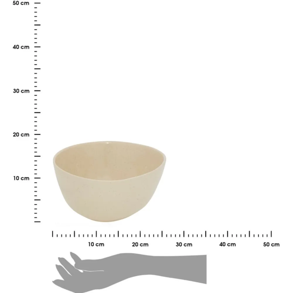 Miska na sałatkę 26 cm Wonja kremowa * Secret de Gourmet Discount
