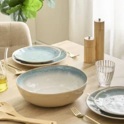 Miska na sałatkę Pia 29 cm niebieska * Secret de Gourmet Outlet