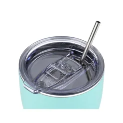 Miętowy kubek termiczny ze słomką 500 ml Bermuda Green
