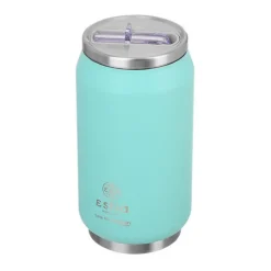Miętowy kubek termiczny ze słomką 300 ml Bermuda Green * Estia Clearance