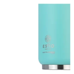 Miętowy kubek termiczny ze słomką 300 ml Bermuda Green * Estia Clearance
