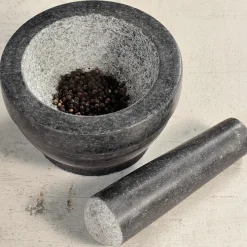 Moździerz granitowy z tłuczkiem 16 cm * Kesper Hot