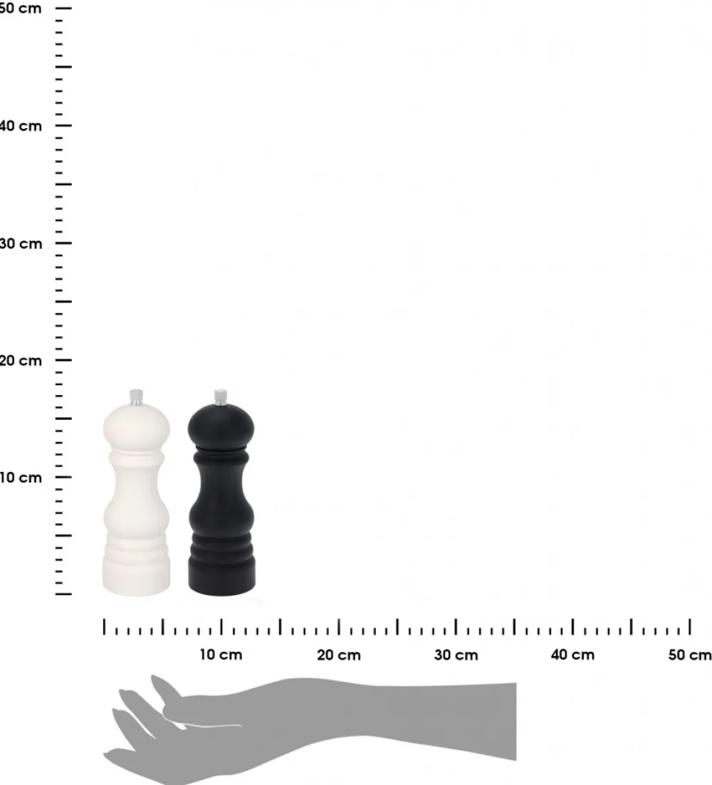 Młynek ręczny do pieprzu i soli komplet 2 szt. * Excellent Houseware Clearance