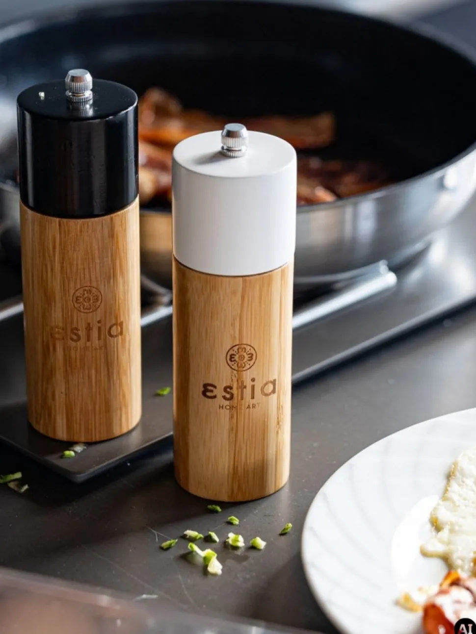 Młynki do soli i pieprzu Bamboo Essentials