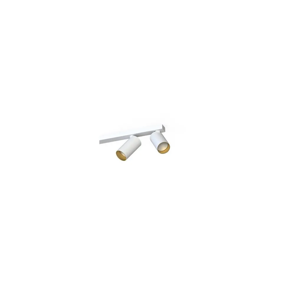 Narożna Lampa Sufitowa Spot MONO Biały Złoty 8xGU10 2x1,5m