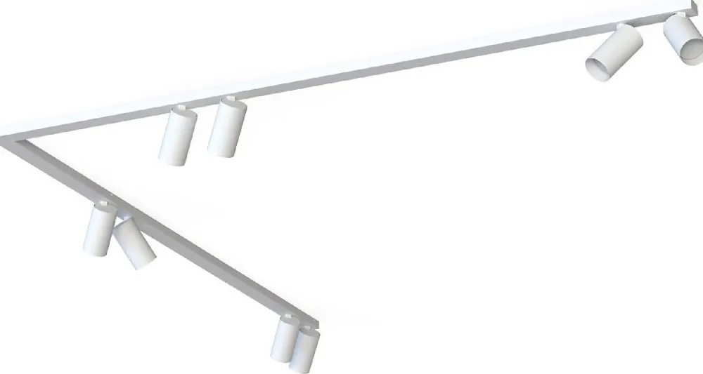Narożna Lampa Sufitowa Spot MONO Biały 8xGU10 2x1,5m * Nowodvorski Best