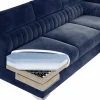 Narożnik Laurence L Mat Velvet 75 ciemny zielony