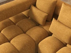 Narożnik rozkładany Levvi L Manhattan 45 żółty