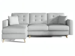 Narożnik z funkcją spania Asgard L Solid 09 szary
