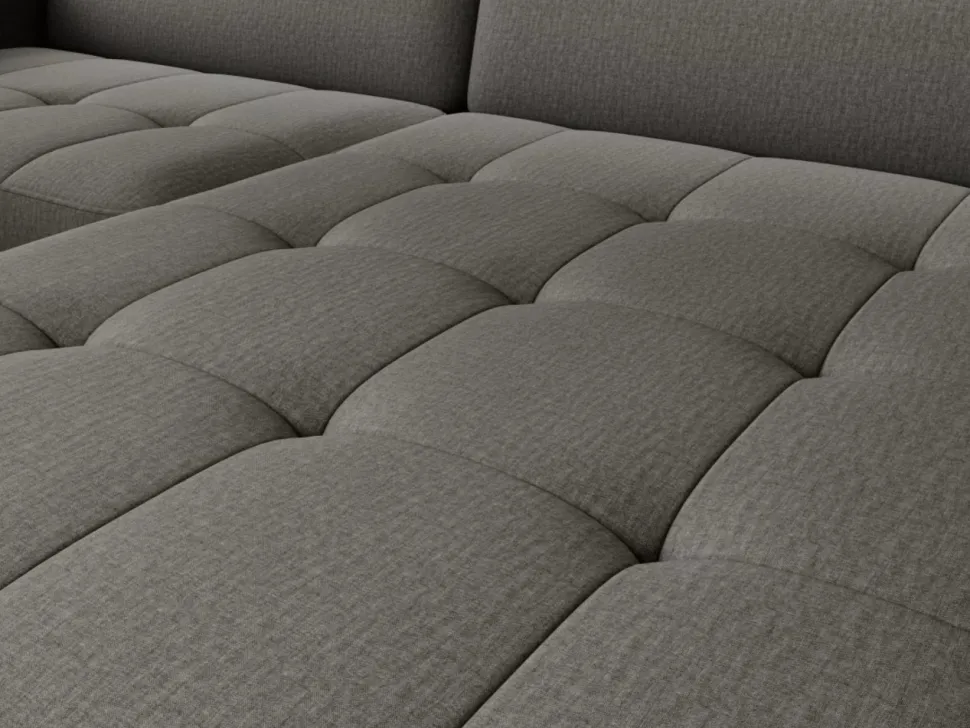 Narożnik z funkcją spania Gomsi P Manhattan 06 ciemny szary
