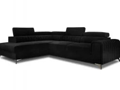 Narożnik Laurence L Mat Velvet 99 czarny * Eltap New