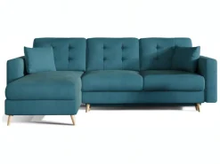 Narożnik z funkcją spania Asgard L Mat Velvet 75 zielony * Eltap Hot