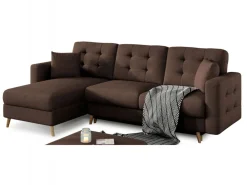 Narożnik z funkcją spania Asgard L Sawana 16 brąz * Eltap Outlet
