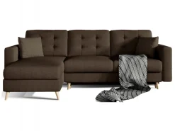 Narożnik z funkcją spania Asgard L Sawana 16 brąz * Eltap Outlet