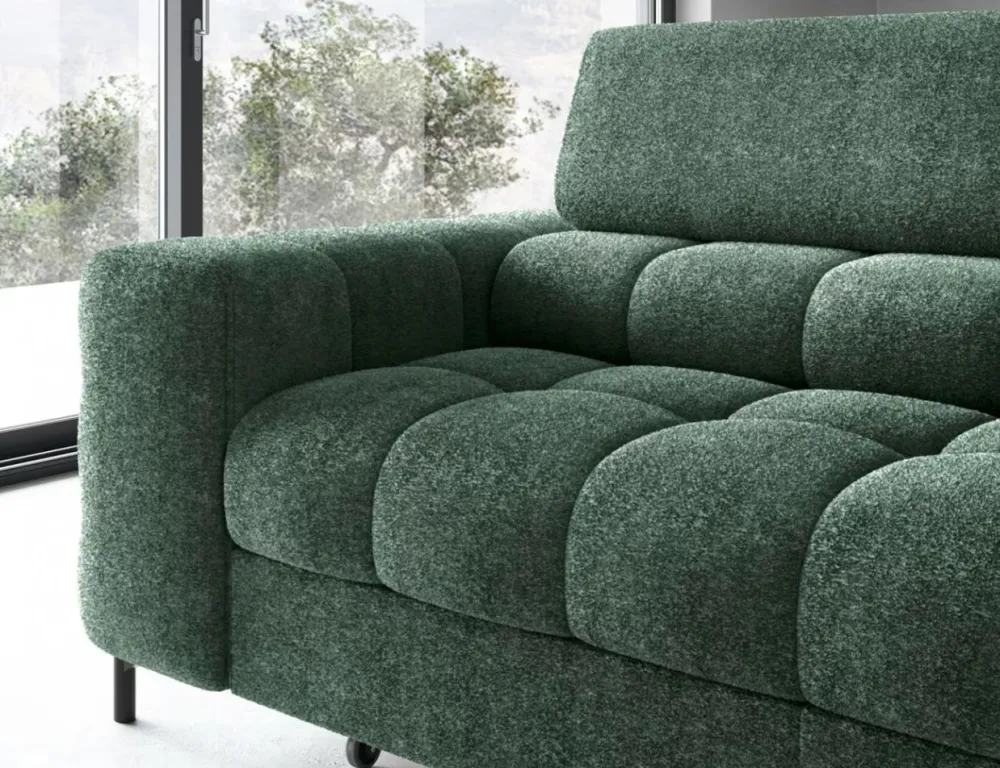 Narożnik z funkcją spania Ferucce P Amore 35 ciemnozielony * Eltap Outlet