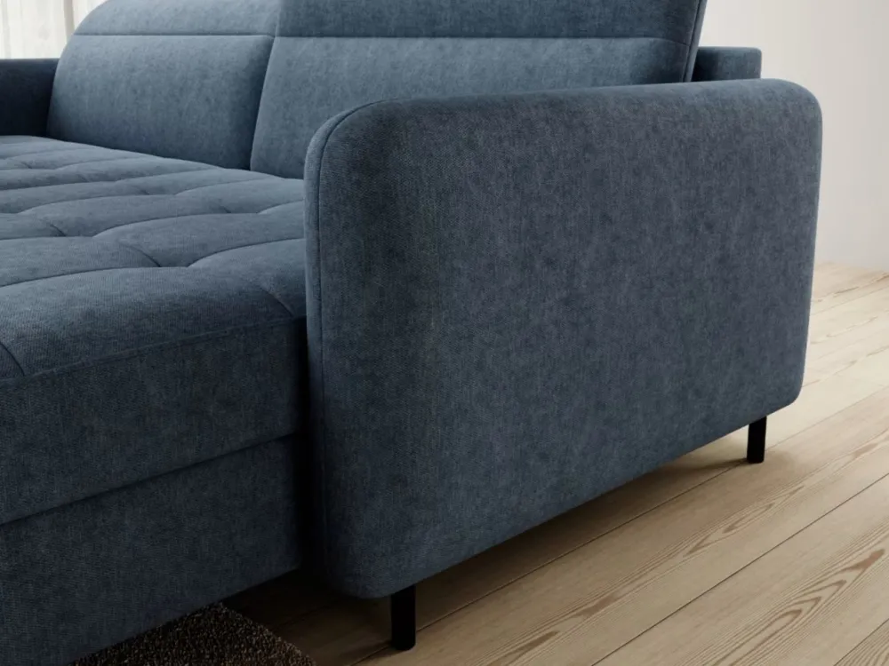 Narożnik z funkcją spania Gomsi P Raquel 40 ciemny niebieski * Eltap Outlet
