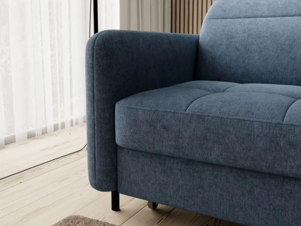 Narożnik z funkcją spania Gomsi P Raquel 40 ciemny niebieski * Eltap Outlet
